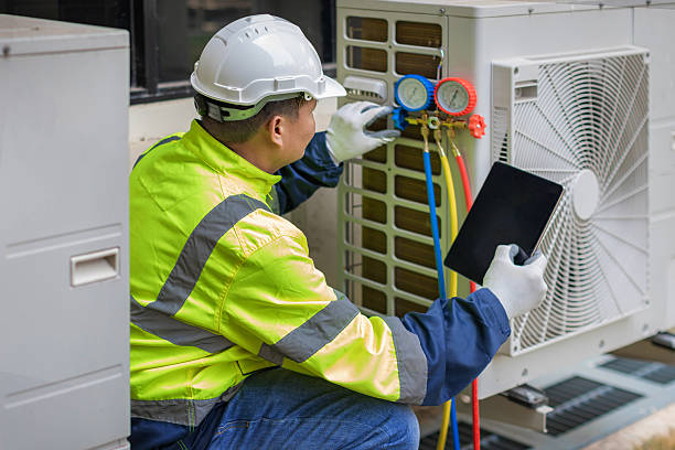 Professional Hvac technician working in Eden, NC